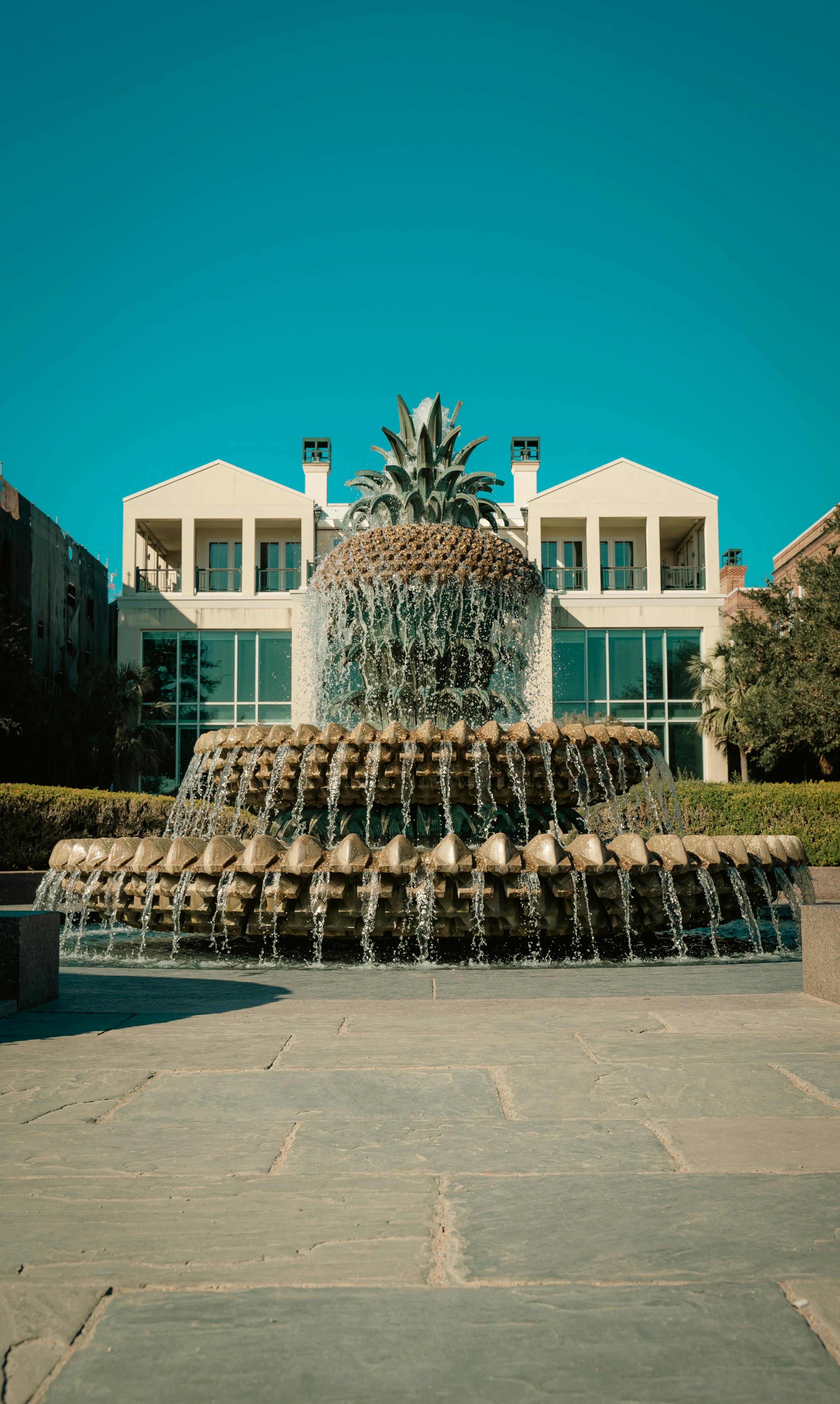 Charleston pineapple fountain